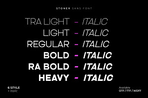 STONER 12 FONTS 50% OFF