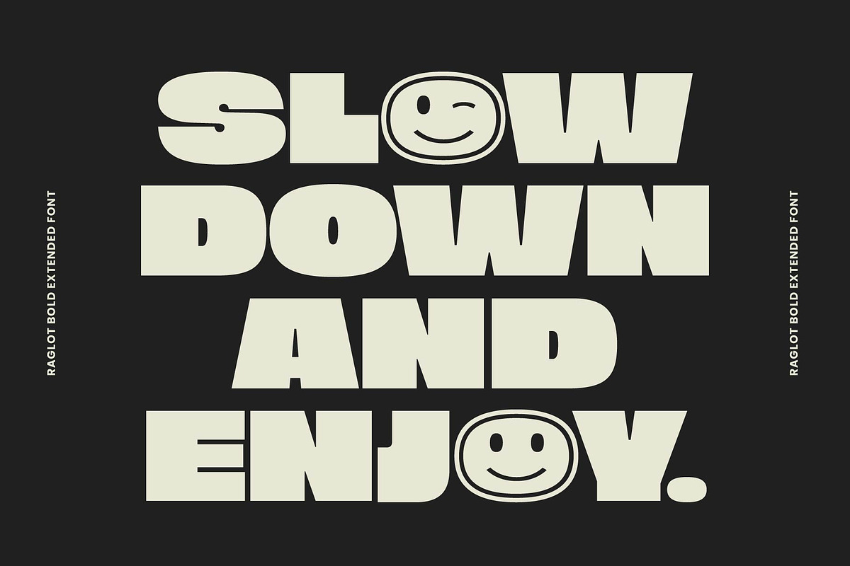 Raglot - Bold Extended Font, a Font by Bring To Type (Photo 8 of 9)