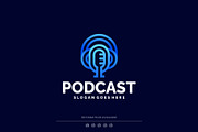 Modern Line Art Podcast Colorful, a Branding & Logo Template by Artnivora.Std (Thumbnail 3 of 5)