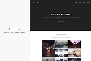 Teller - Minimal/Responsive WP Theme