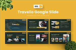 Travelio - Google Slide Templates