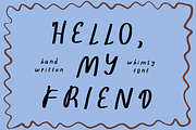 Quirky Elegant Hand-Lettered Font, a Handwritten Font by Ashiya Pixel (Thumbnail 11 of 11)