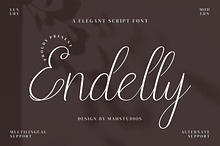 Endelly Script Fonts