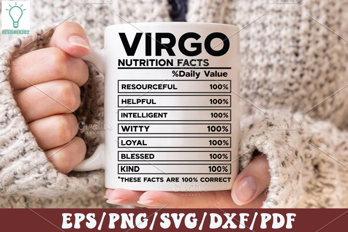 Zodiac Birthday Nutrition Facts SVG, a Graphic by Designer302 (Photo 13 of 13)