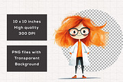 Whimsical People Clipart Bundle, a Person Illustration by PaintPixelCo (Thumbnail 12 of 15)
