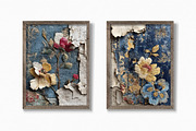 Indigo Tapestry Florals, a Decorative Illustration by rileyBgraphics (Thumbnail 3 of 6)