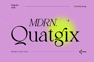 Quatgix Modern Serif