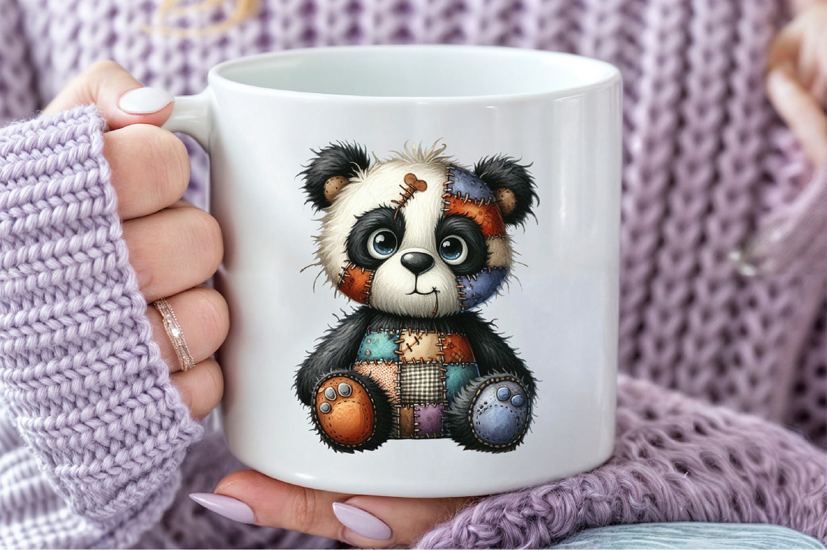 Cute Patchwork Animal Clipart, an Illustration by Pixels.Craft (Photo 5 of 7)
