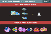Shoot Them up Game Pack, a Graphic by Fassous game assets (Thumbnail 2 of 5)