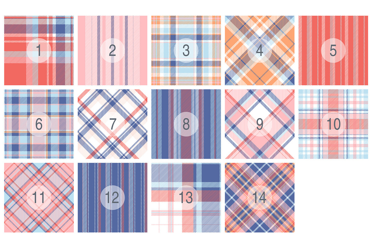 #74 Delicate Pattern Plaids, a Pattern Graphic by Plaid4You (Photo 2 of 9)