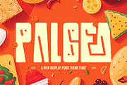 Palgea || Decorative Food Font, a Sans Serif Font by Ermedia Studio (Thumbnail 1 of 10)