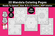 Printable Mandala Coloring Page, a Pattern Graphic by mirajeee (Thumbnail 1 of 4)