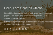 Prosopo - Personal HTML Landing Page, a Bootstrap Template by Elegrad Design Agency (Thumbnail 2 of 5)
