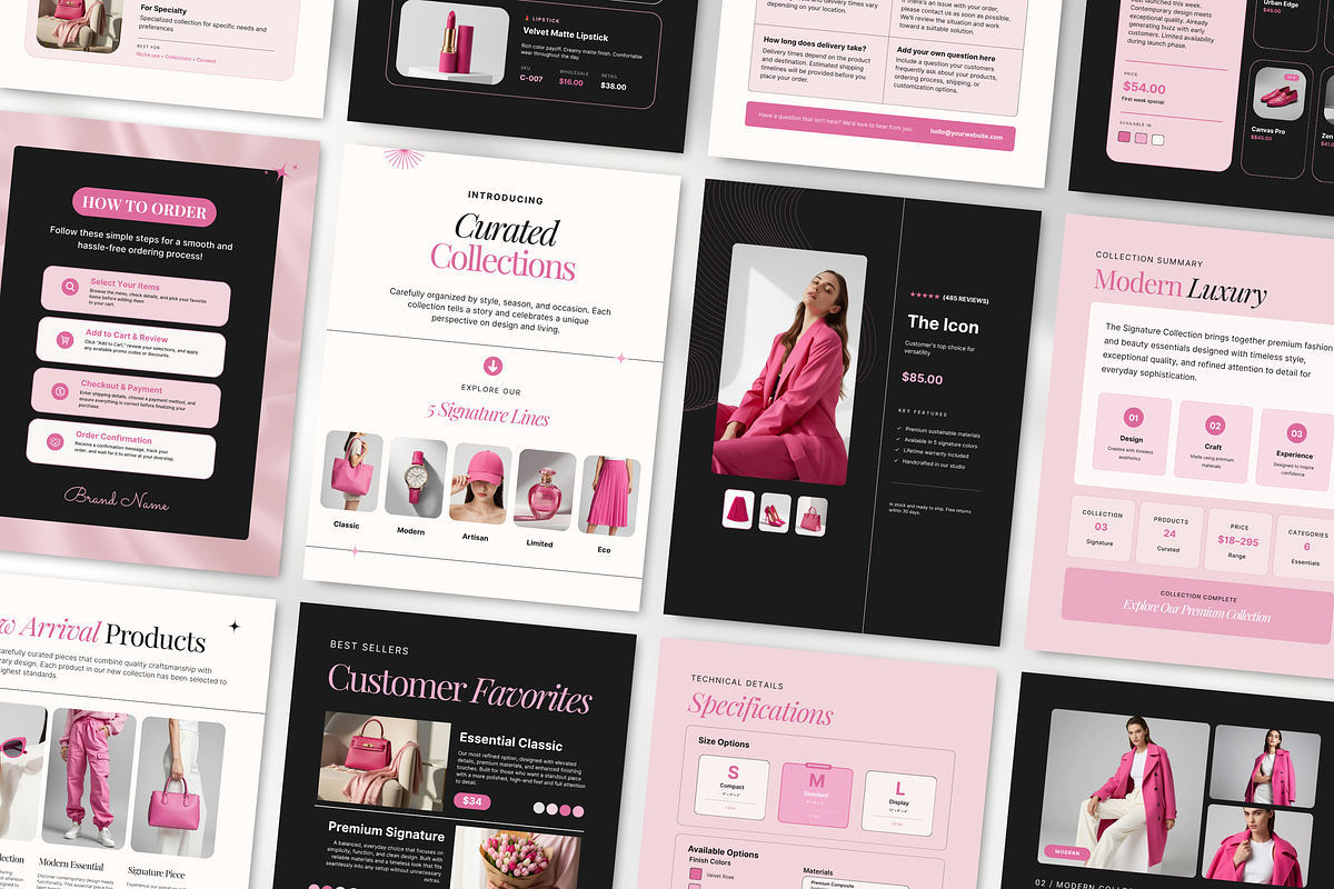 Wholesale Catalog Canva Template, a Brochure Template by DigiPax (Photo 3 of 10)