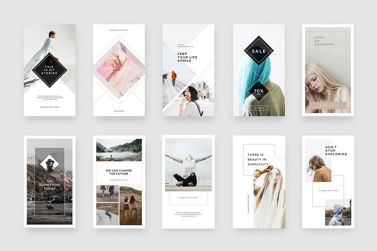 Instagram Stories Pack, a Social Media Template by Visula Co (Photo 2 of 6)