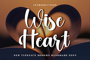 Wise Heart, a Handwritten Font by InermediaSTUDIO (Thumbnail 1 of 8)