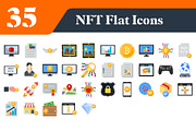 NFT Flat Icons Bundle, Blockchain, an Outline Icon by EllaMaiyaali (Thumbnail 2 of 3)