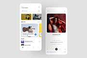 Musi - Music Play App UI Kit, an UI Kit Template by iDoodle Studio (Thumbnail 2 of 4)