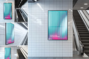 Subway advertising Billboard Mockup, an Advertising Mockup by PixelPiknik (Thumbnail 1 of 6)