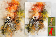Splatter Watercolor Photoshop Action, an Action Add-On by GorynArt (Thumbnail 12 of 20)