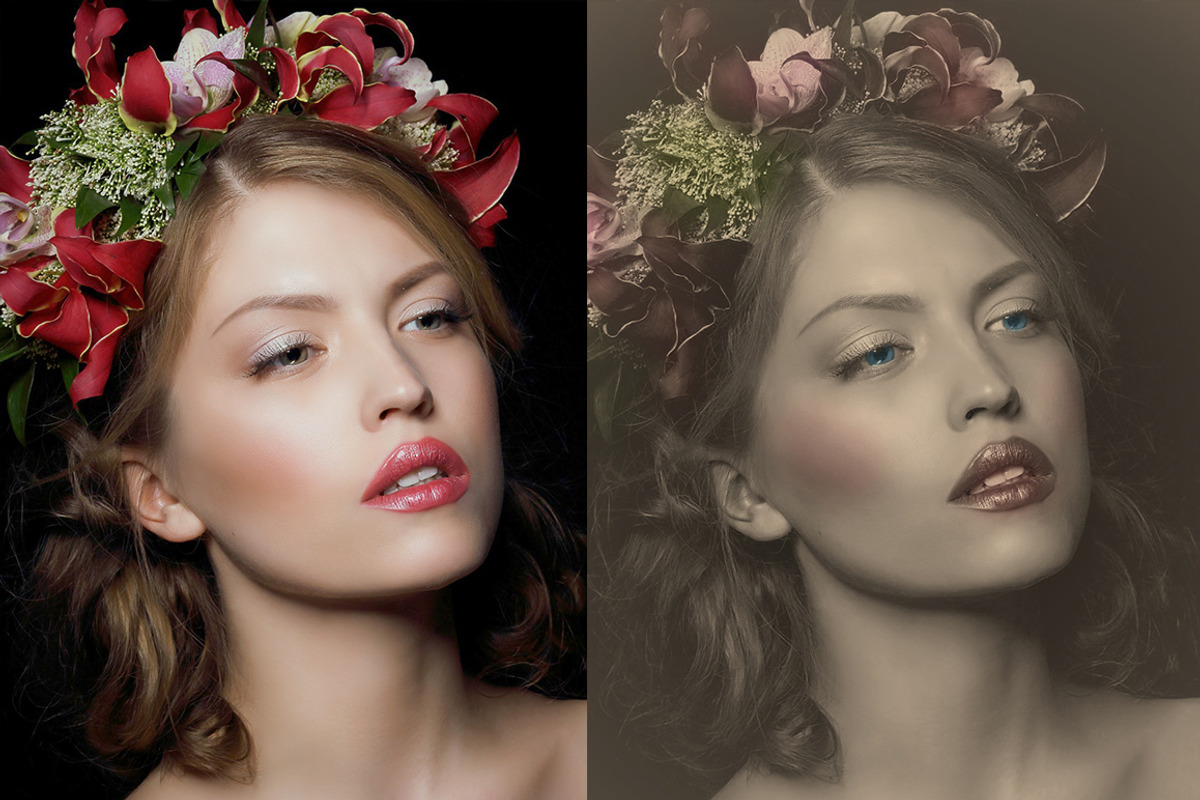 Colorized Old Photo Effect Photoshop, an Action Add-On by PhotoSpirit (Photo 3 of 11)