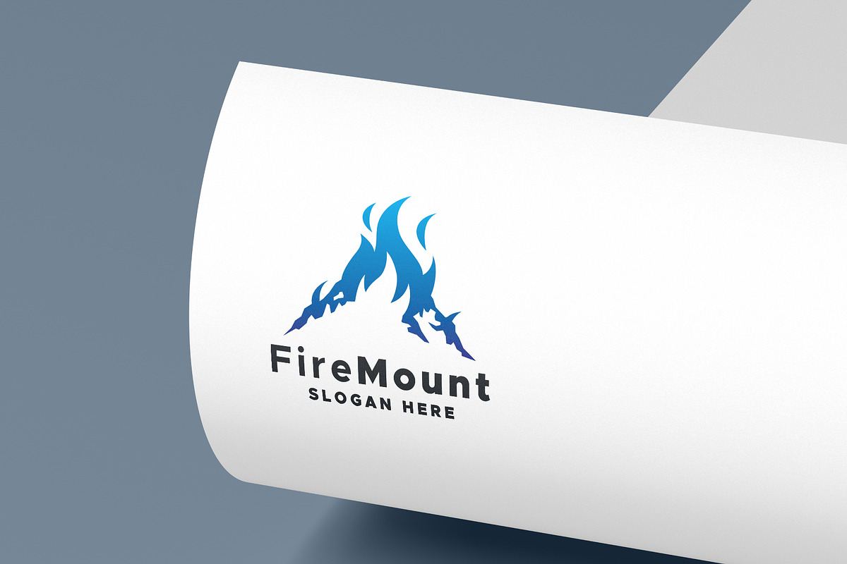 Fire Mountain Nature Logo, a Branding & Logo Template by Design_Planet (Photo 3 of 5)