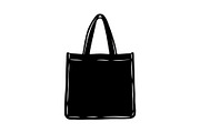 Reusable Tote Bag Minimal Silhouette, an Illustration by musafir_fashion (Thumbnail 3 of 14)
