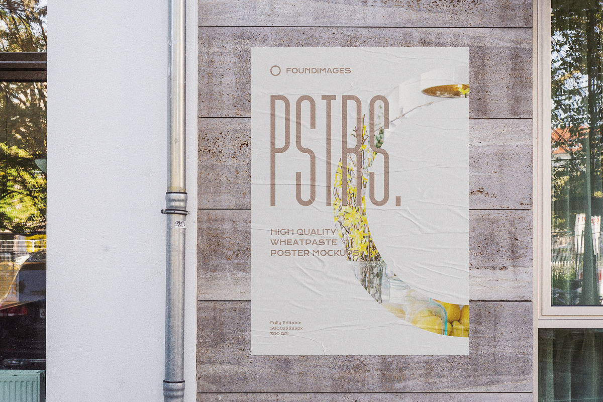 34 poster mockup bundle, an Advertising Mockup by FoundImages (Photo 33 of 34)