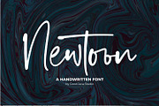Newtoon - Handwritten Font, a Script Font by Good Java Studio (Thumbnail 1 of 12)
