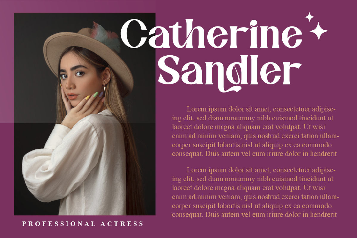 Lessti Elegant Beauty Serif Font, a Sans Serif Font by Ronny Studio (Photo 5 of 14)