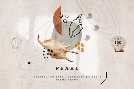 Pearl abstract graphic collection.