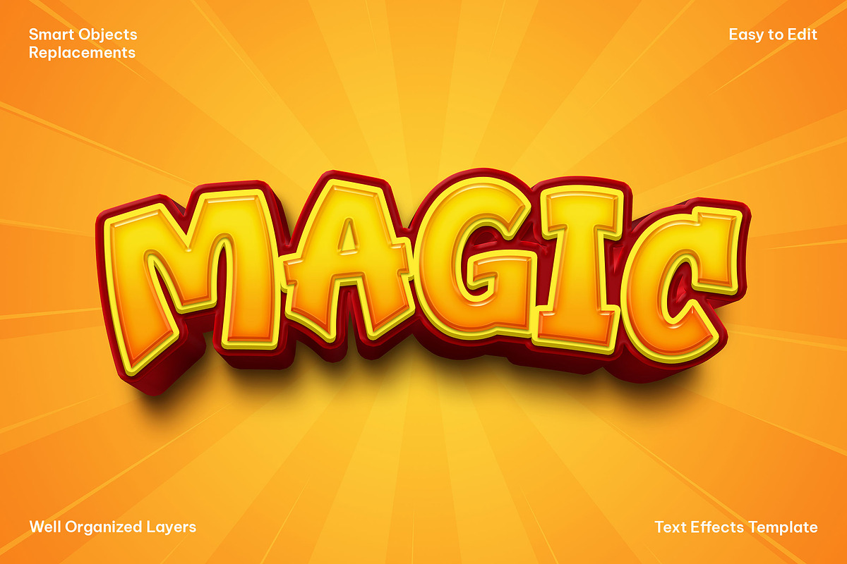 Magic Text Effect, a Layer Style Add-On by dokudokunomi (Photo 1 of 4)