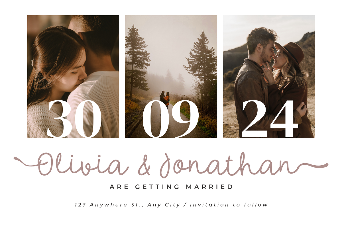 Welcome Valentines is Script font, a Handwritten Font by Brown Cupple (Photo 3 of 7)
