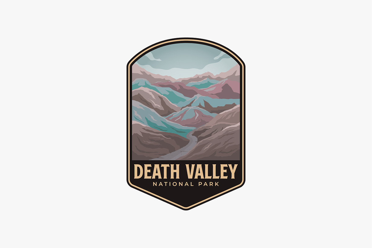 Death Valley National Park Logo, a Branding & Logo Template by DOMHOUZE