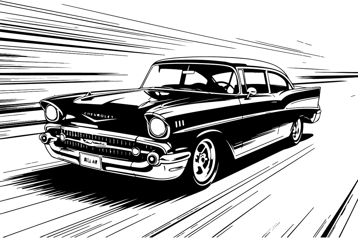 Classic Muscle Car SVG Bundle, an Object Graphic by jahid234 (Photo 6 of 12)