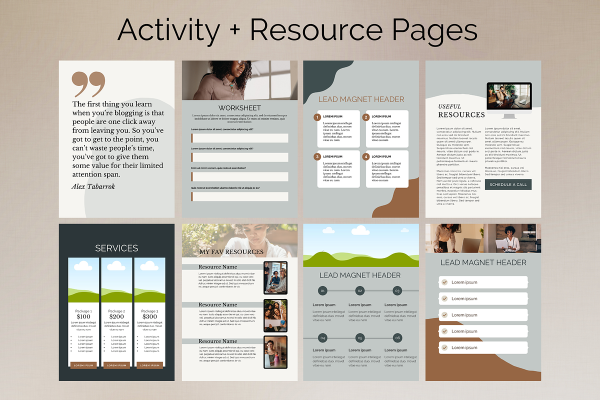 Lead Magnet Workbook ebook Template, a Magazine Template by Social Assumptions (Photo 3 of 13)