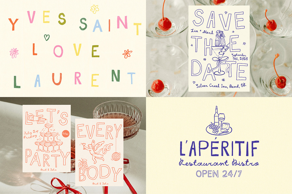 Modern Hand-drawn Trendy Font Bundle, a Handwritten Font by Ayya Studio (Photo 16 of 54)