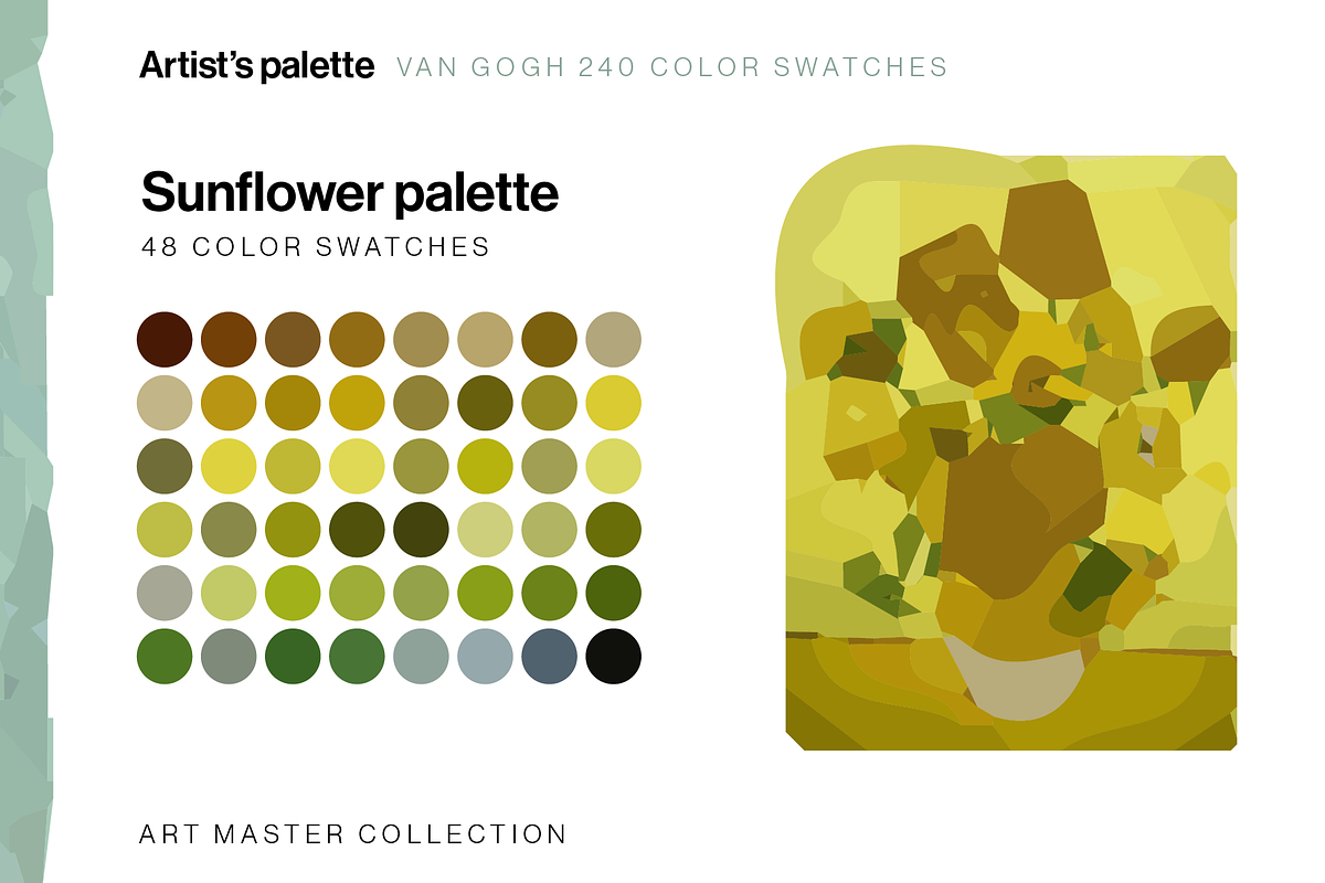 Van Gogh 240 Color Swatches palette, a Palette Add-On by ToonPlanet Vector Assets (Photo 2 of 9)