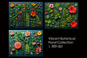 Vibrant Botanical Floral Collection, a Seasonal Illustration by StockVerse Creative (Thumbnail 1 of 4)