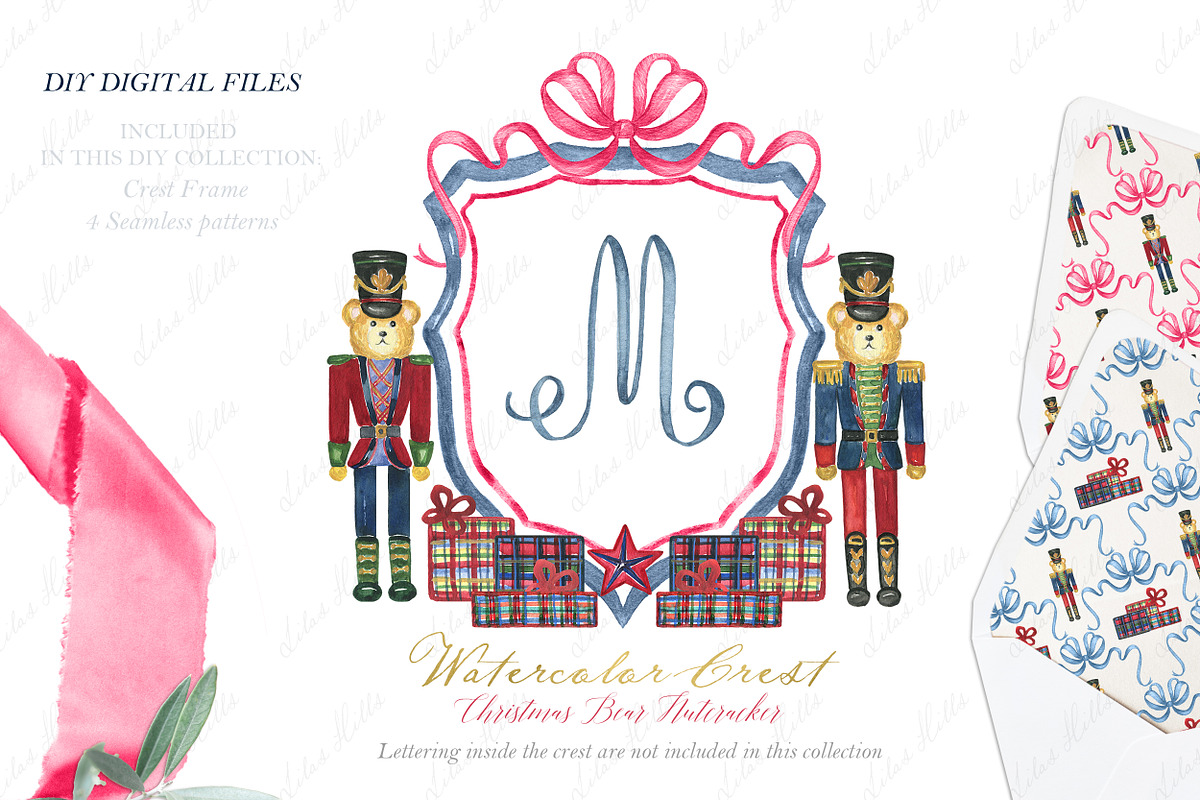 Nutcracker Bear Christmas Crest, a Decorative Illustration by LABFcreations (Photo 1 of 4)