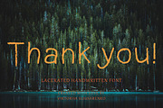 HYESURE - lacerated handwritten font, a Serif Font by CHIMERA (Thumbnail 8 of 8)