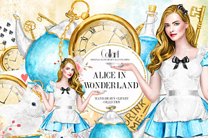 Alice in Wonderland Clipart