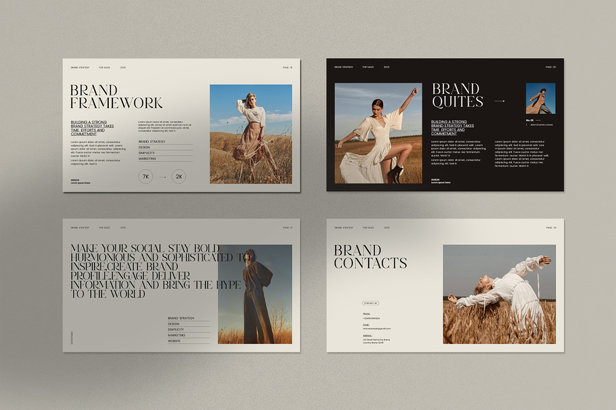 Brand Strategy PowerPoint Template, a Presentation Template by Dream-Lab (Photo 9 of 9)