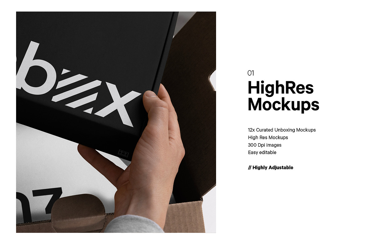 12x Unboxing Mockup Bundle, a Packaging Mockup by HAZARD MOCKUPS (Photo 3 of 15)
