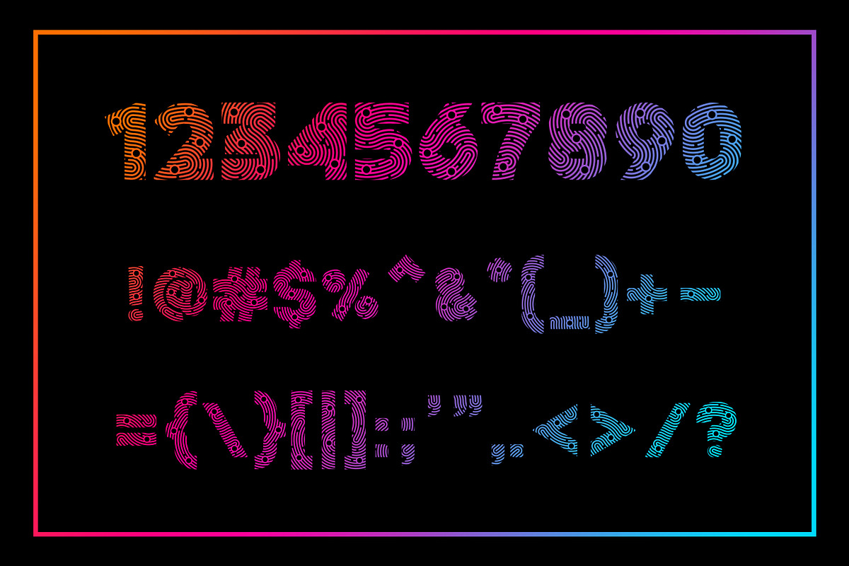 Minutiae Display Font preview 5