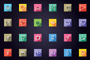Media - Audio, Video & Photo Icons, a Solid Icon by FlatLineIcons (Thumbnail 3 of 5)