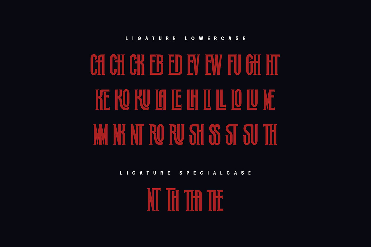 Bat Knight Typeface, a Font by alit design (Photo 12 of 19)
