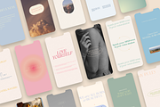 Self-Care Quotes CANVA IG Templates, a Social Media Template by Oksafox (Thumbnail 11 of 17)