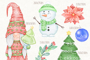 Christmas Clipart, Cute Santa Claus, an Illustration by ekossa_art (Thumbnail 6 of 9)