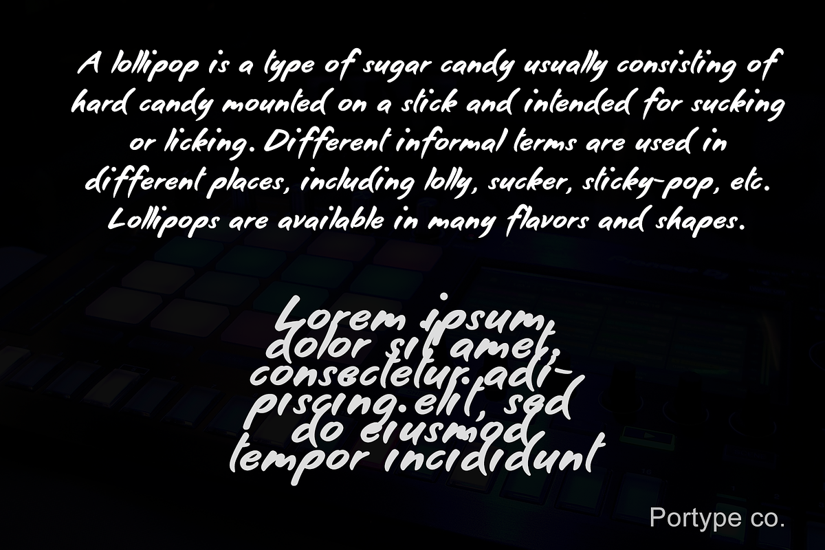 Cheeze Font-Authentic, a Handwritten Font by portype (Photo 11 of 13)